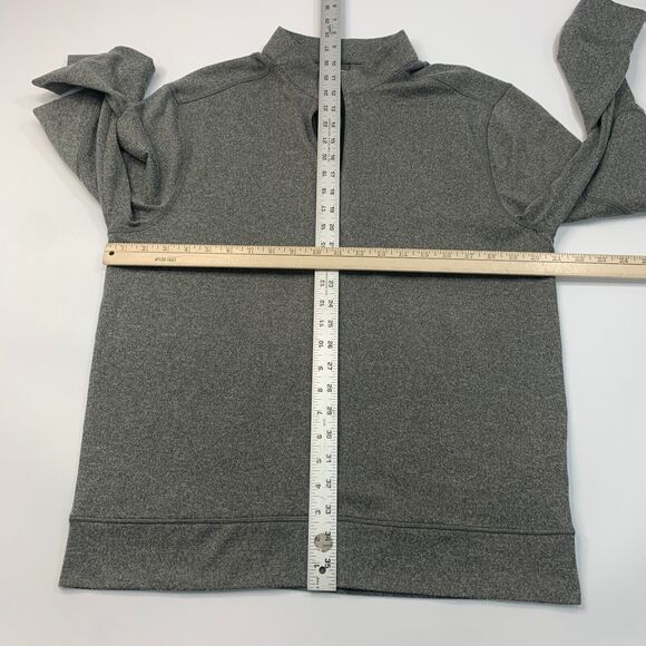 Greg Norman Sweatshirt Mens M Medium Gray Half Zip Mock Neck Golf Cover Up - Picture 4 of 12